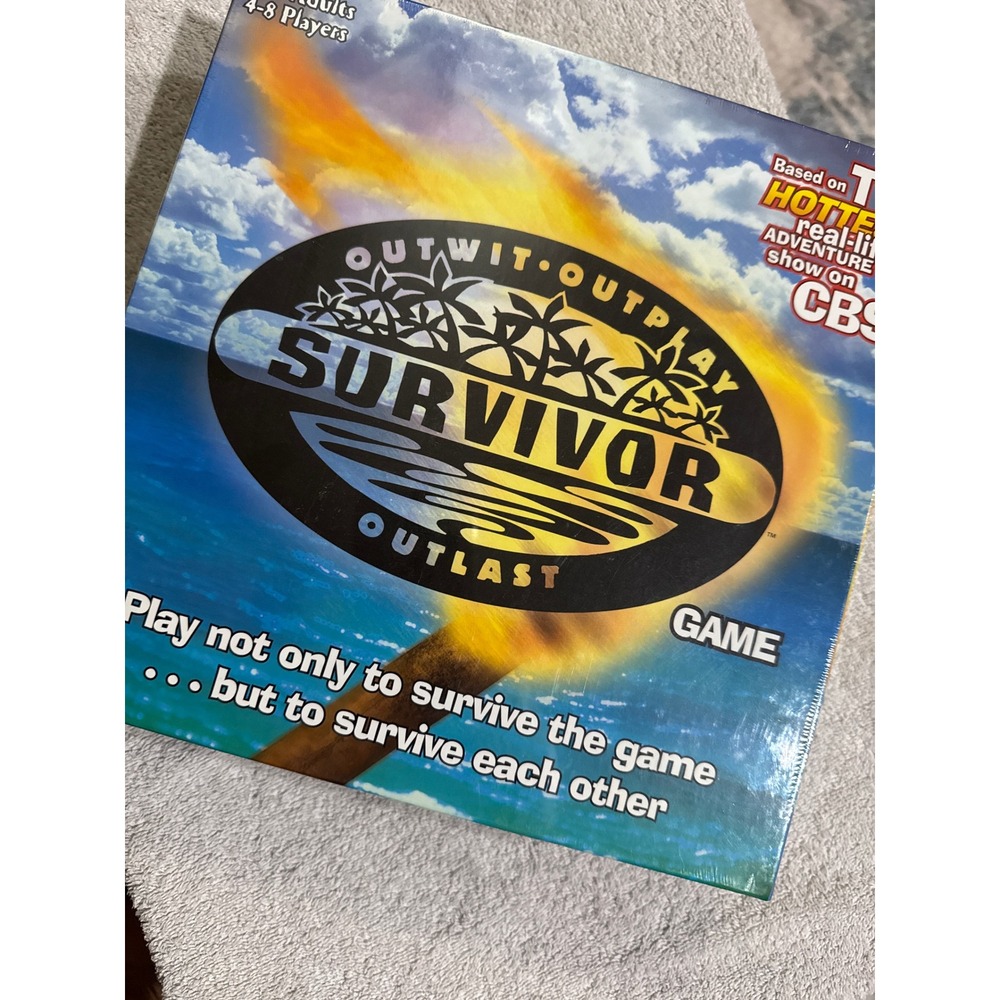 Mattel Survivor Outwit Outplay Outlast Board Game CBS Reality Show New Sealed